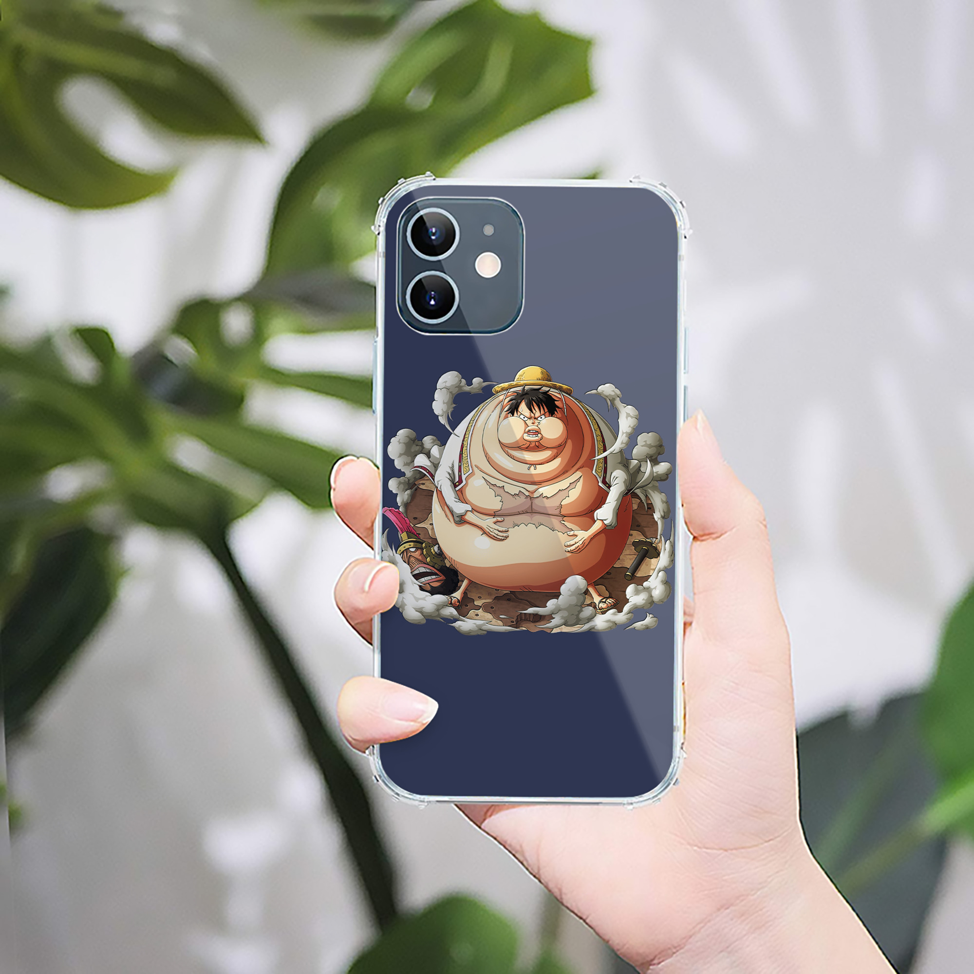 （画像用） ワンピース モンキー・D・ルフィ ONE PIECE Monkey D. Luffy 【iPhone 12シリーズ対応】透明スマホケース（クリアソフトケース）
